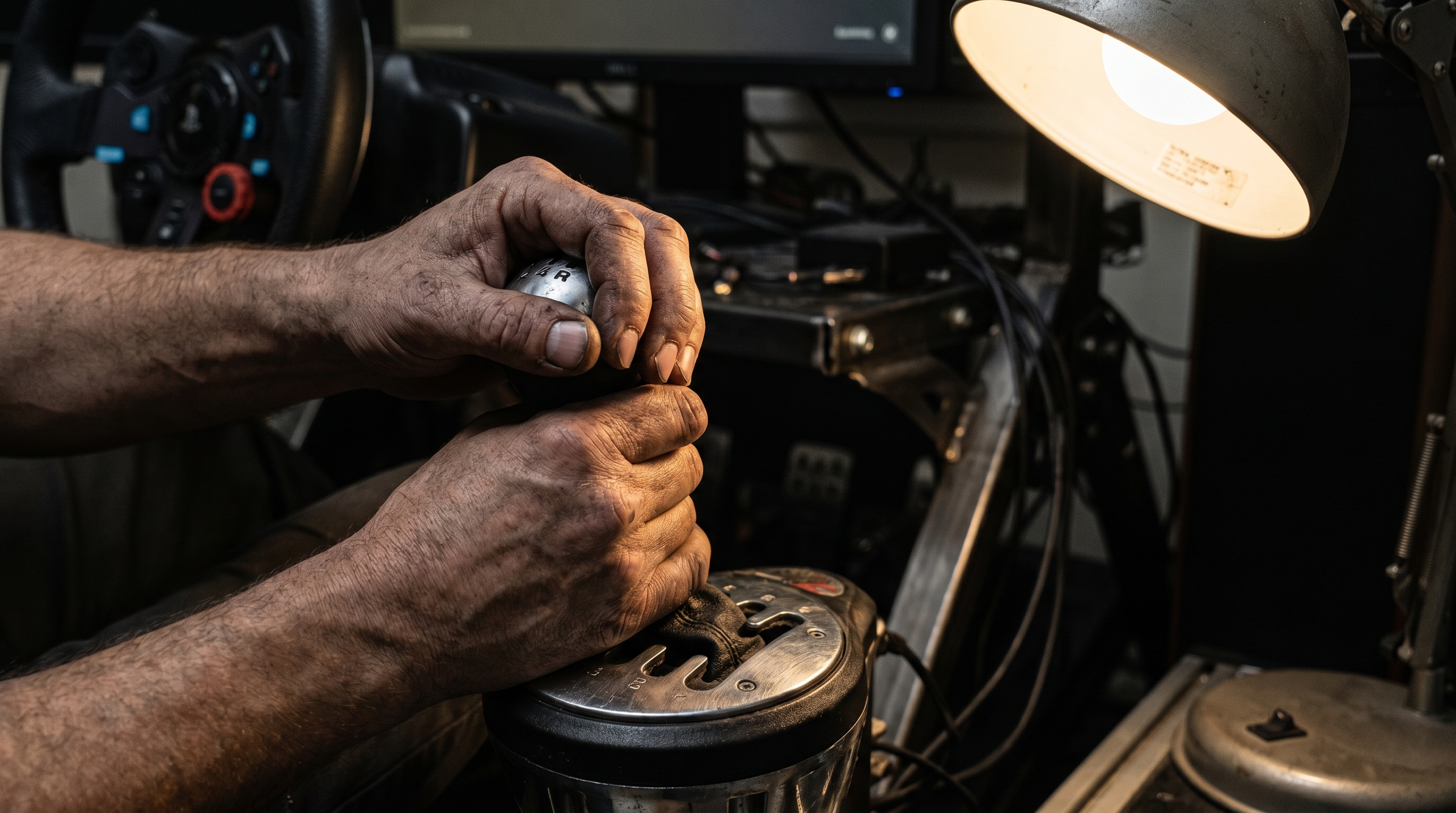 The sim rig that's almost finished is the hardest to fix
